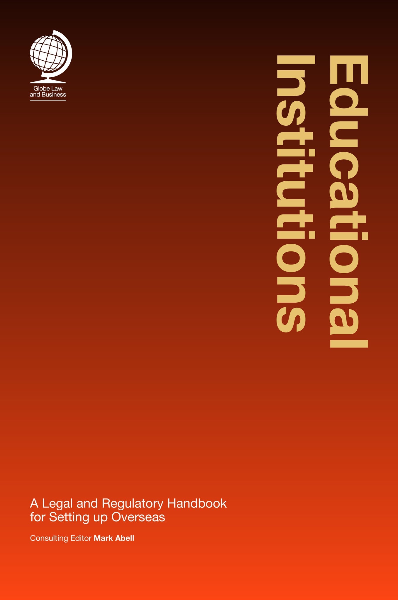 Cover image for Educational Institutions ISBN 9781787420878